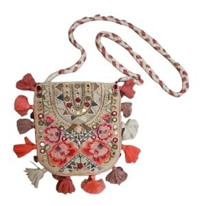 Accessorize London - Beaded Boho Shoulder Bag